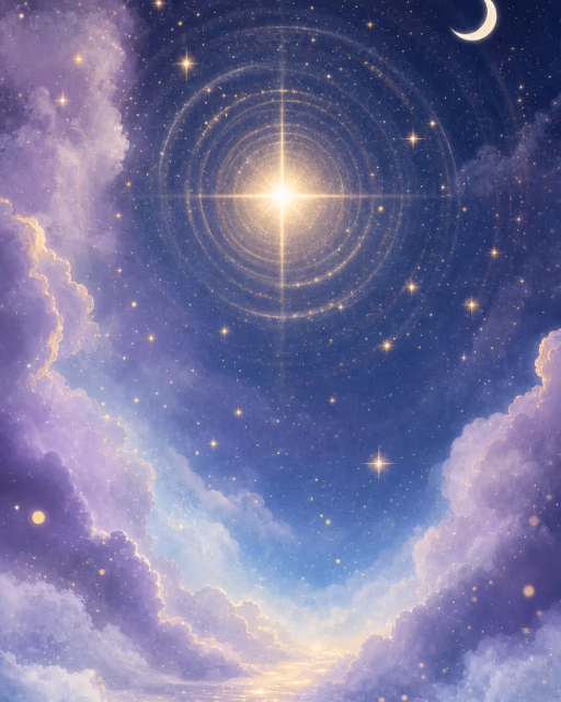 The Number Listener archetype portrait — a thoughtful figure surrounded by softly glowing numbers